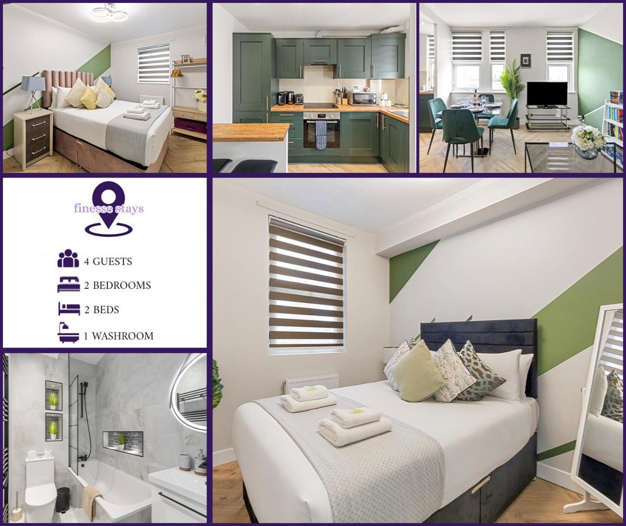 Last-minute Grab ! Limited Time L Exclusive On 2 Bedroom, High Spec Luxury Flat By Finesse Short Lets & Serviced With Free Wifi