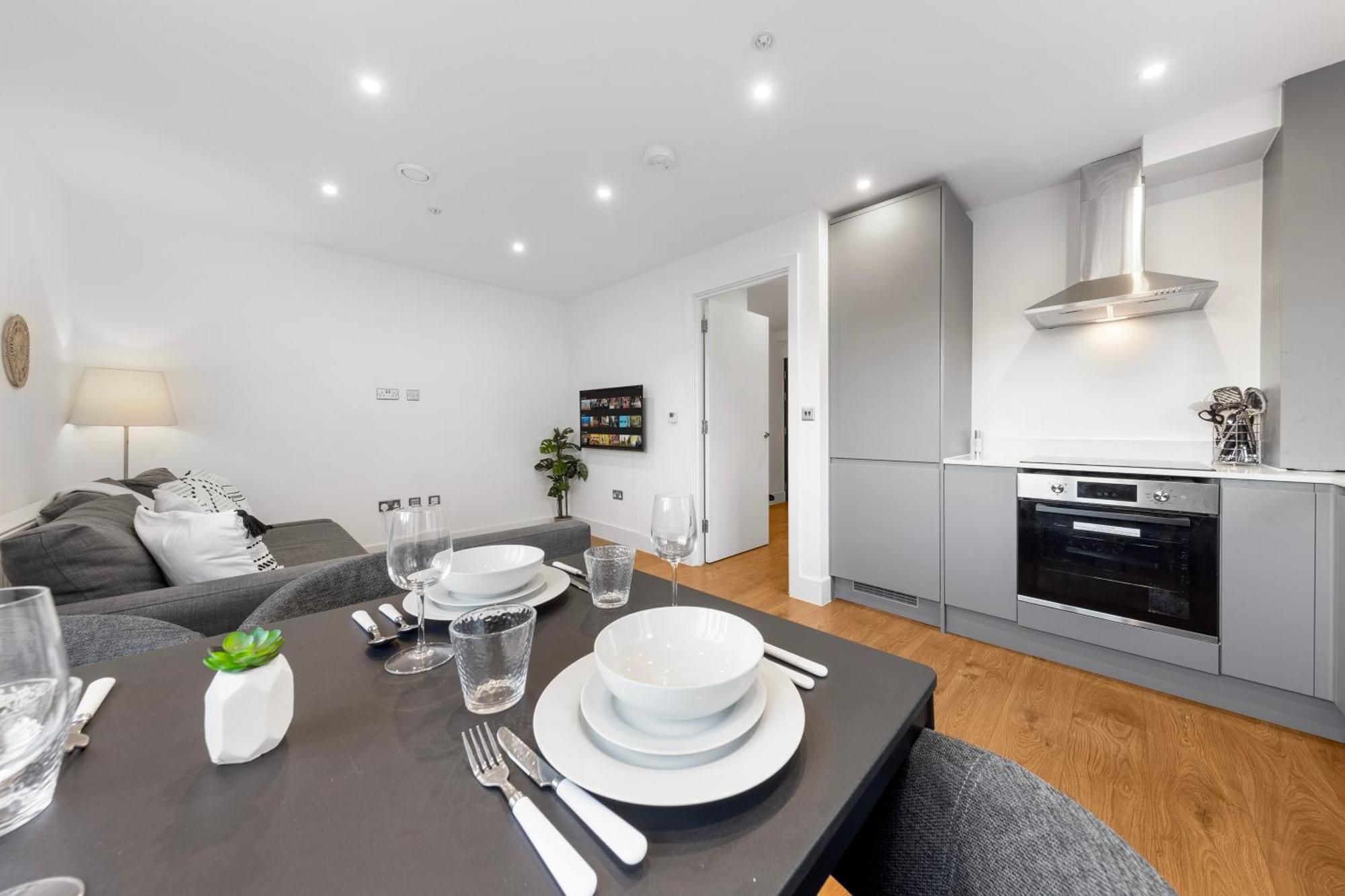 Stylish Nine Elms Vauxhall 1 Bedroom Apartamento