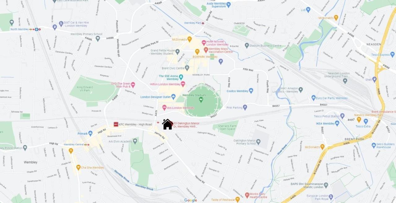 Wembley Apartment - 33 Oakington Manor Dr Ha9 6Lu