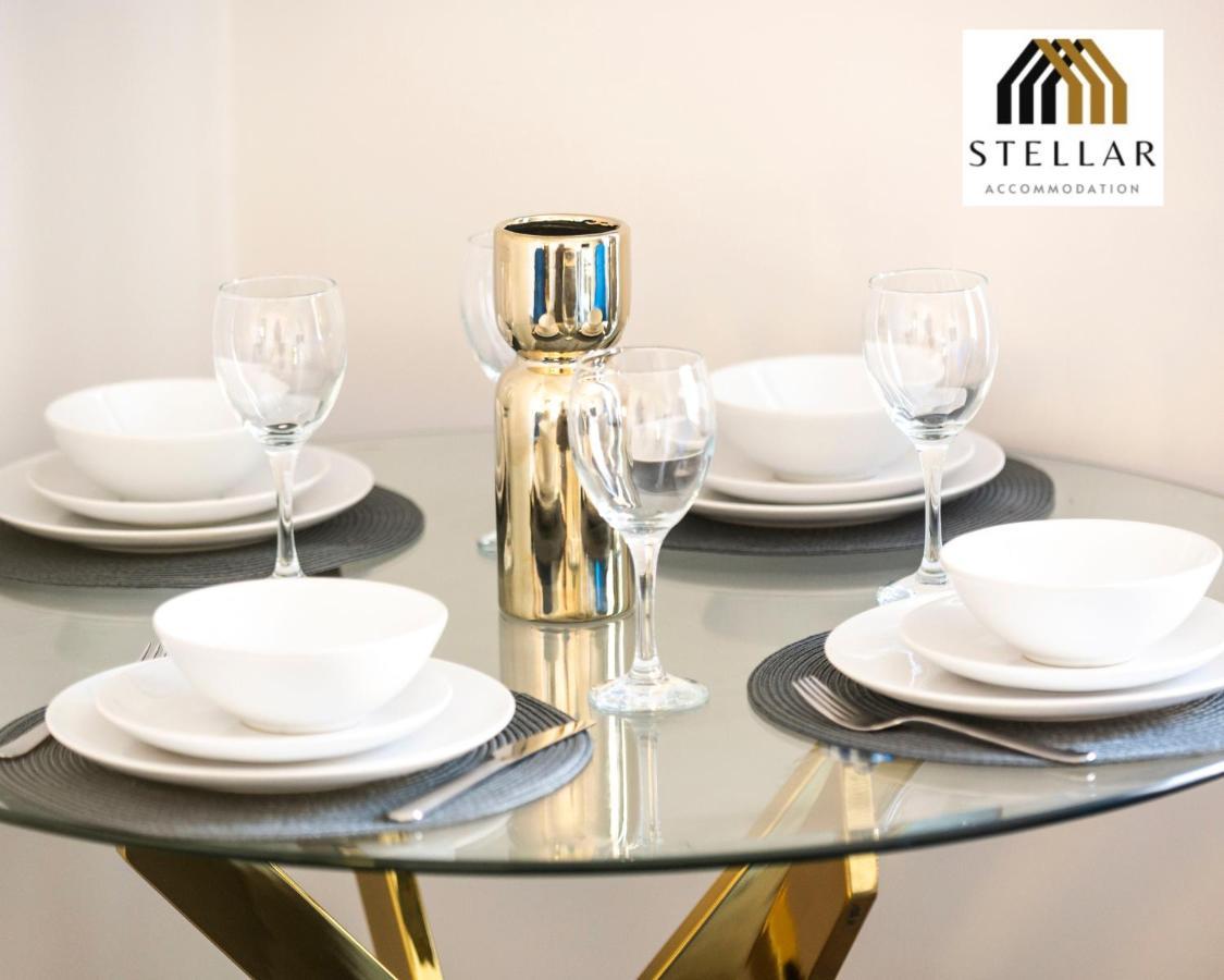 Leilighet Luxury One Bedroom Newly Refurbished By Stellar Short Lets & Serviced Canary Wharf Manchester Leisure London