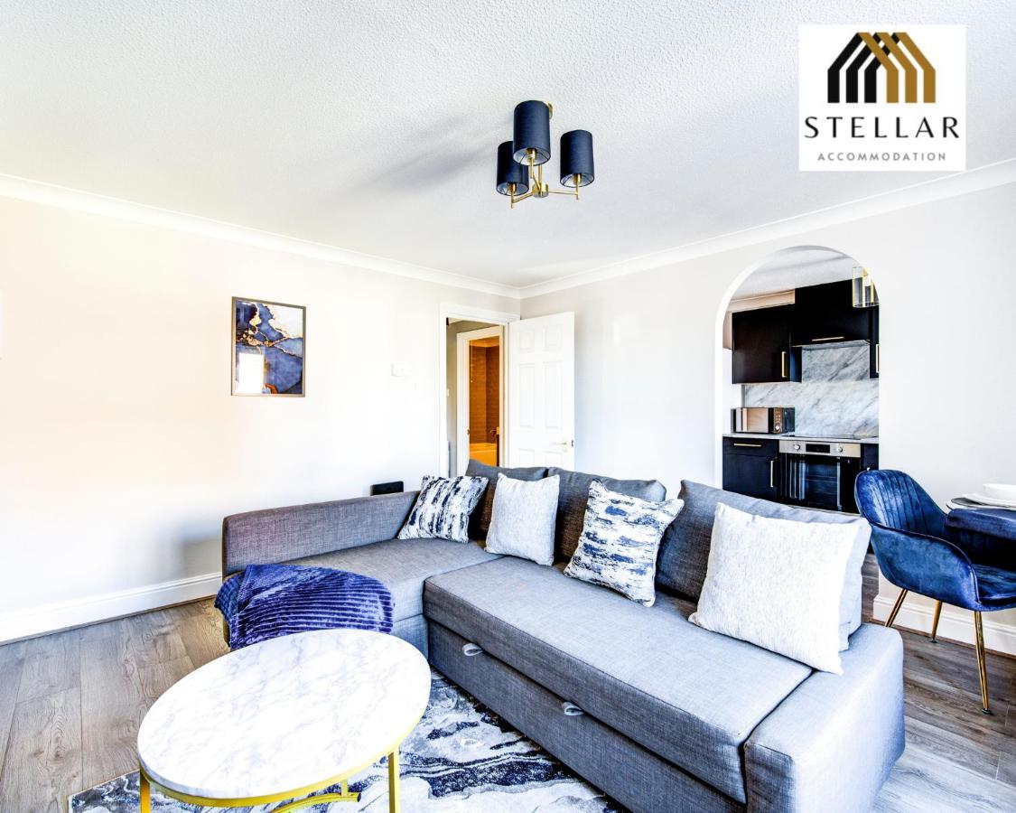 Leilighet Luxury One Bedroom Newly Refurbished By Stellar Short Lets & Serviced Canary Wharf Manchester Leisure London
