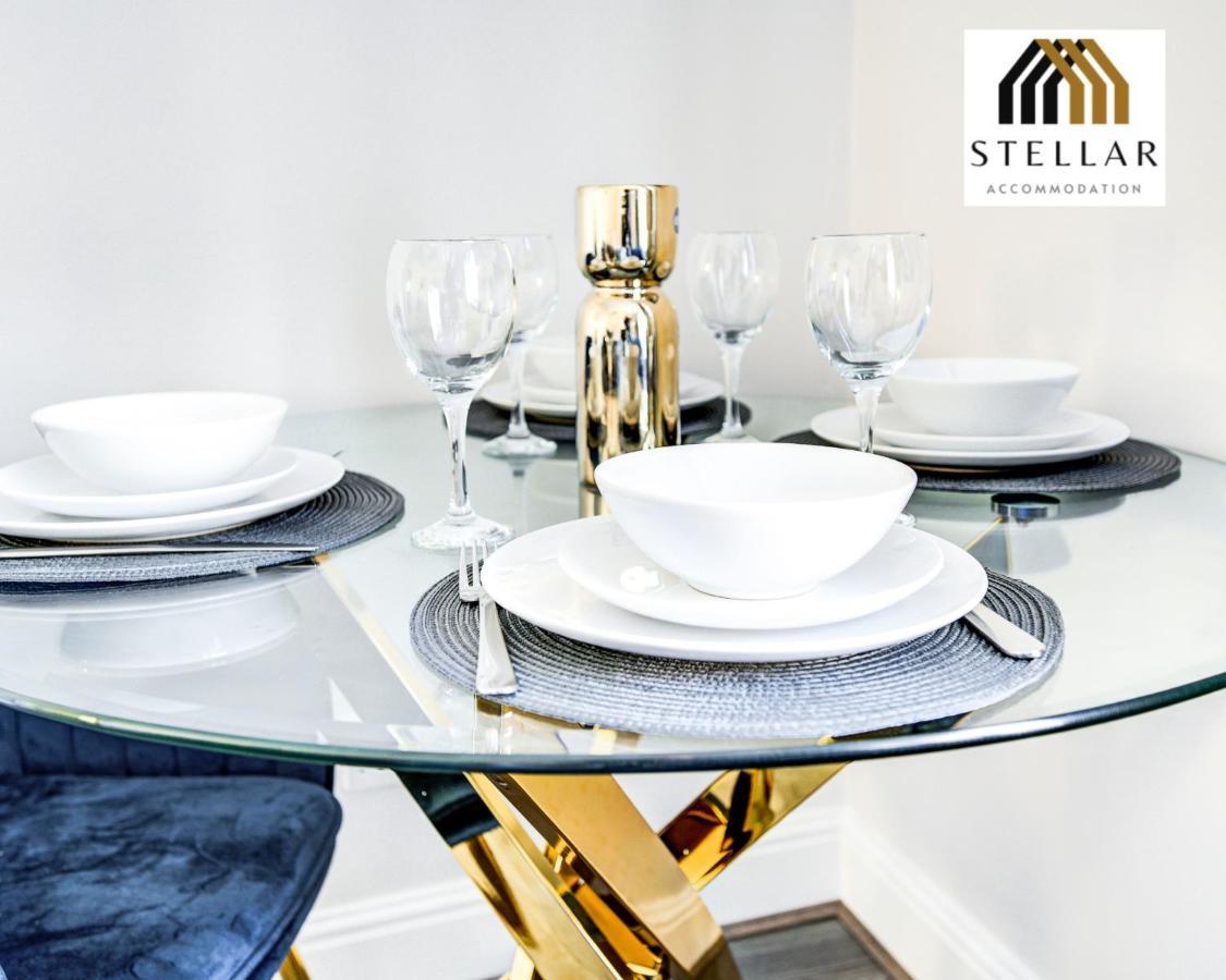 Leilighet Luxury One Bedroom Newly Refurbished By Stellar Short Lets & Serviced Canary Wharf Manchester Leisure London
