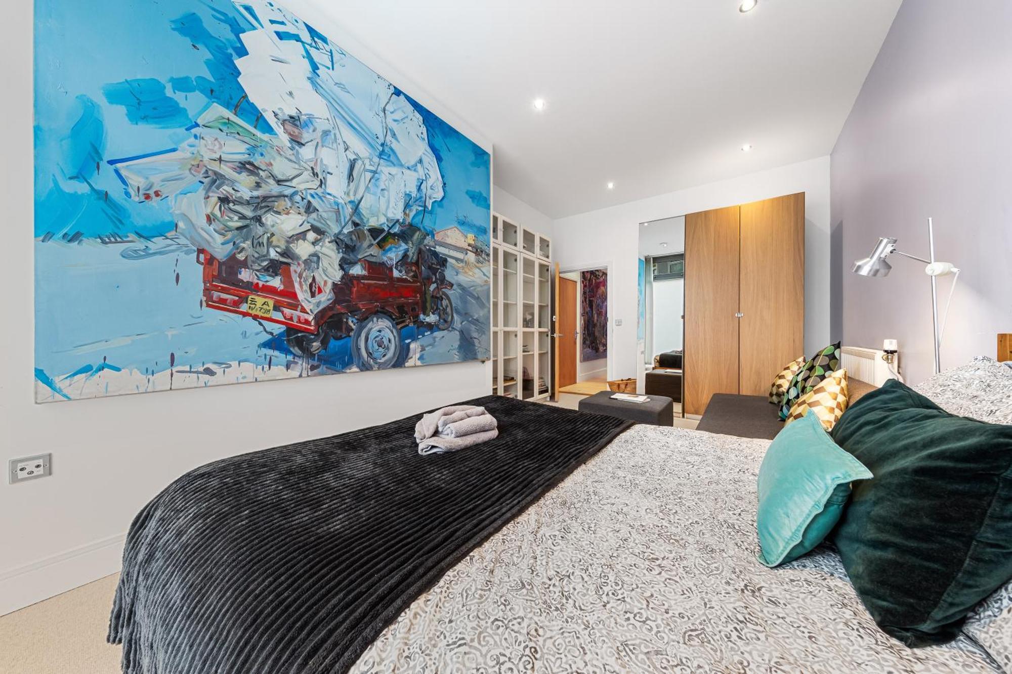Appartement Trendy 2 Bed Flat In Greenwich With Car Parking Londen