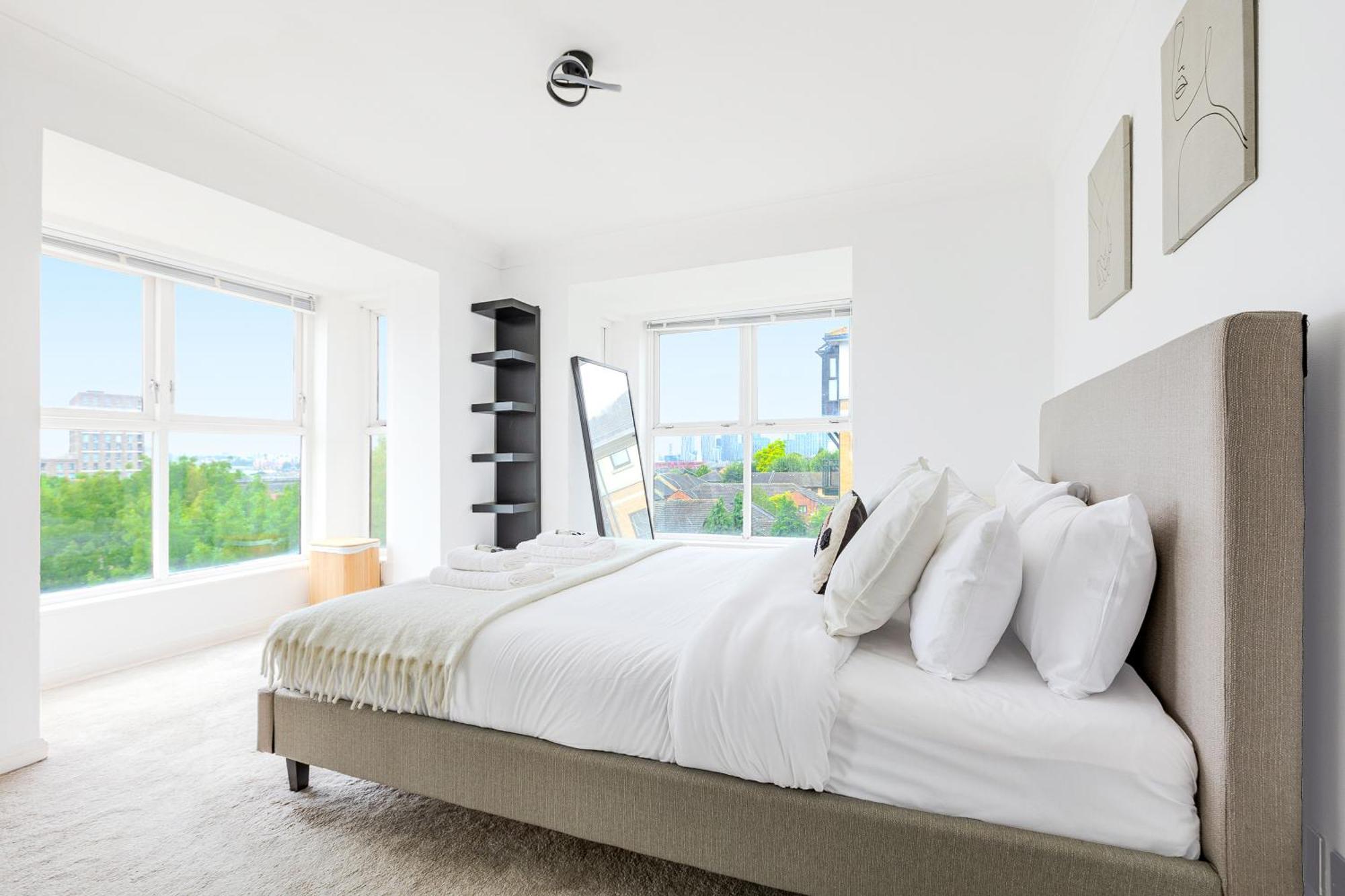 Leilighet Bright New 2br Flat With Balcony Near Excel *