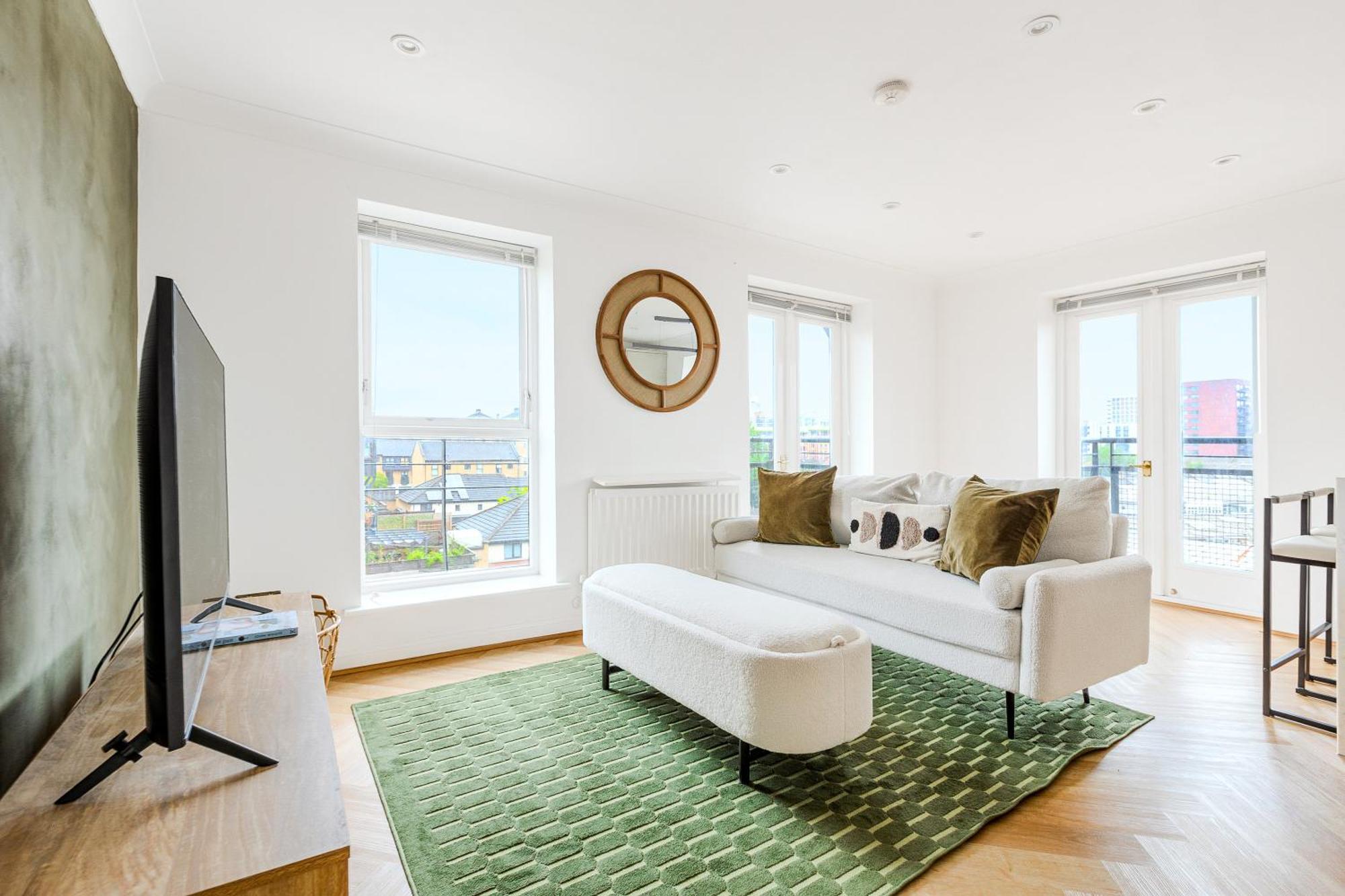 Leilighet Bright New 2br Flat With Balcony Near Excel *