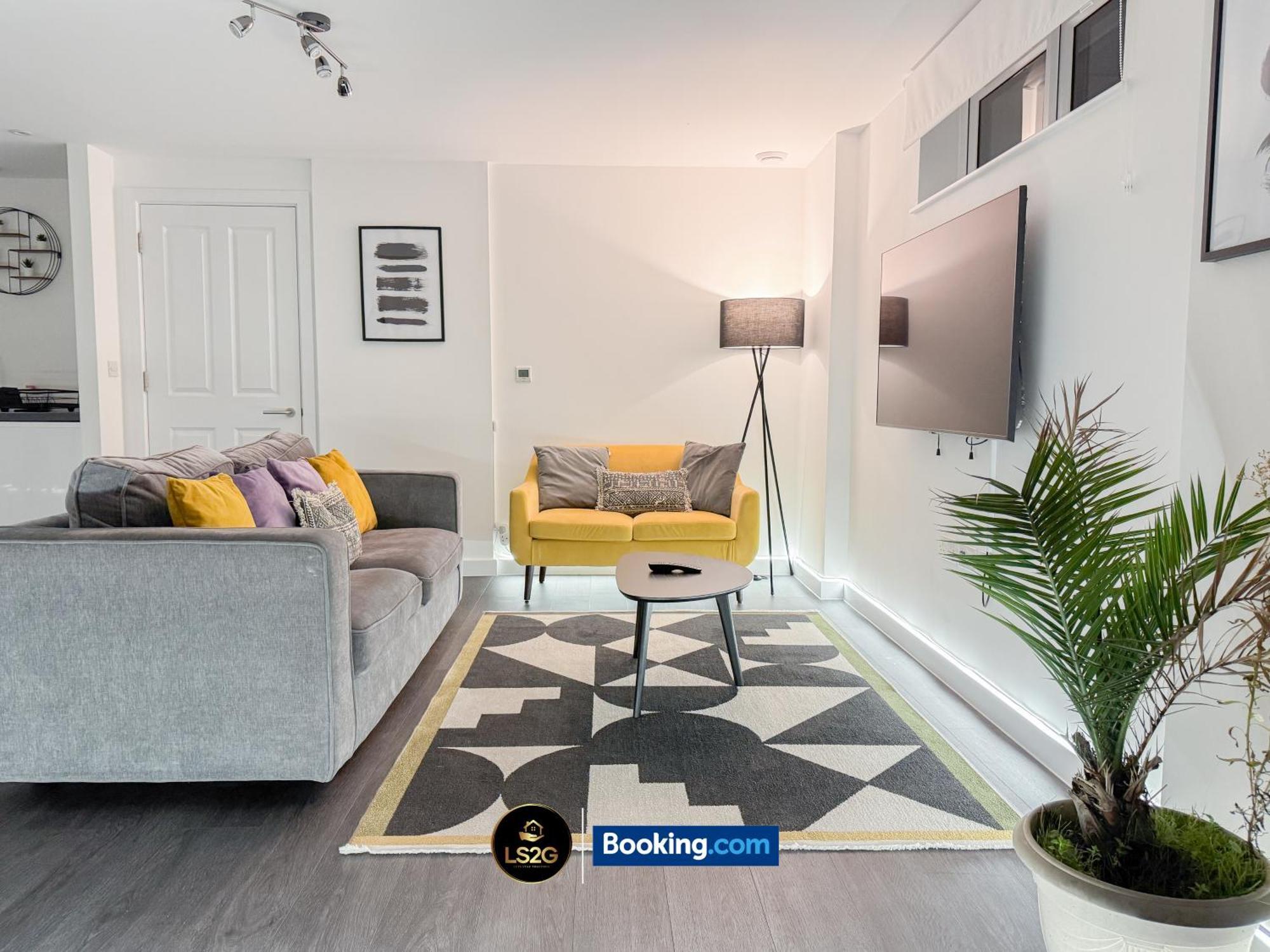 Leilighet Cosy 1 Bedroom By Ls2g Short Lets & Serviced Greater With Free Wifi London
