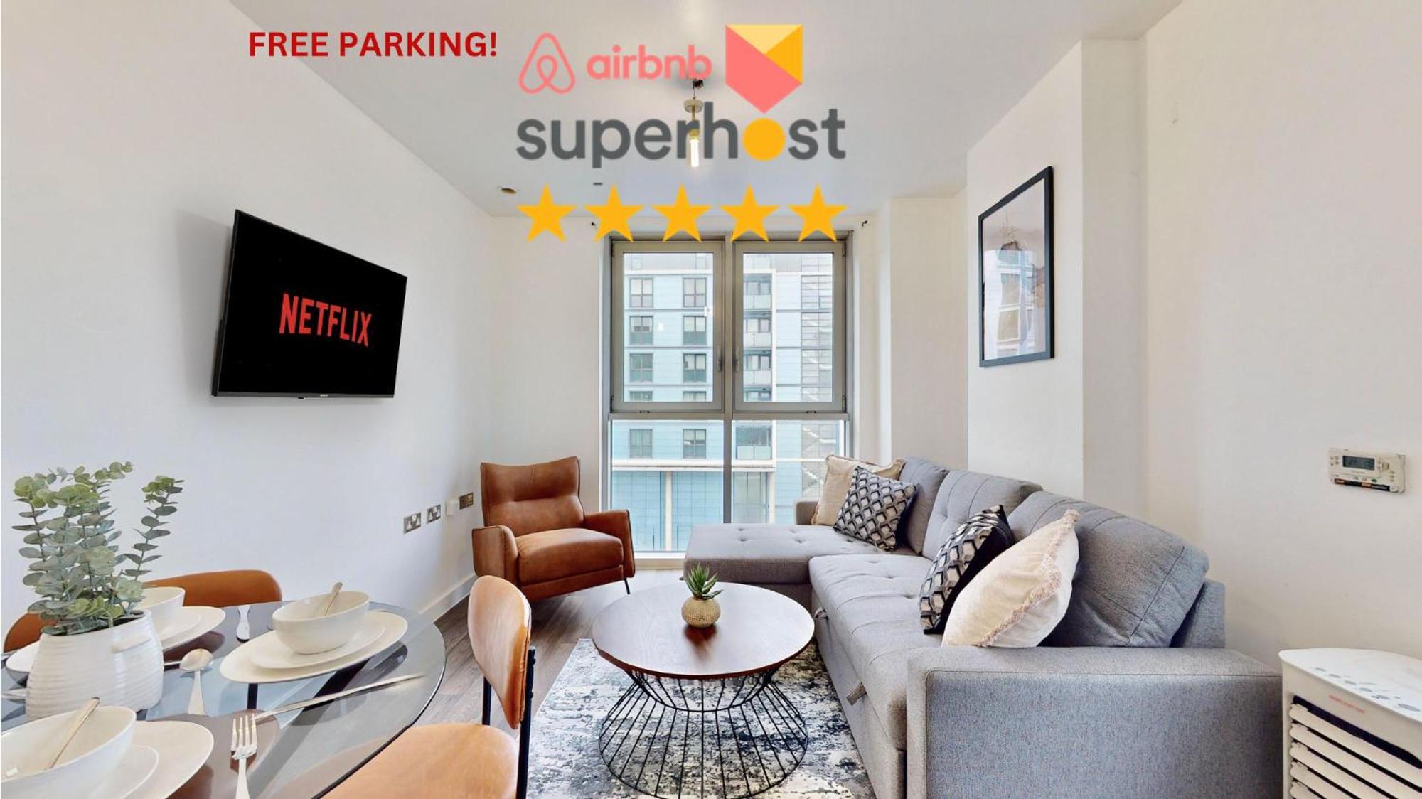 Apartment Chic & Spacious In Stratford Westfield - O2 Arena & Stadium *