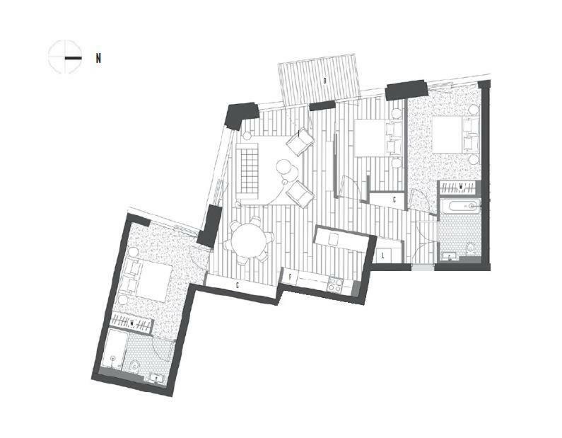 Island 3 Bedroom Luxury Apartments, Canary Wharf Appartement *