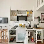 Chic Mezzanine With Balcony