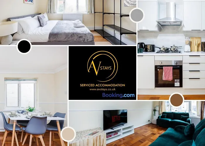 2 Bedroom House By Av Stays Short Lets Croydon With Free Wi-Fi