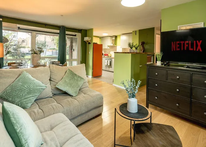 20 Percent Off -Promo Genius Offers-Citycenter Londonbridge Apartment With Parking-Wifi-Sleeps7-4Beds-Netflix-Family!