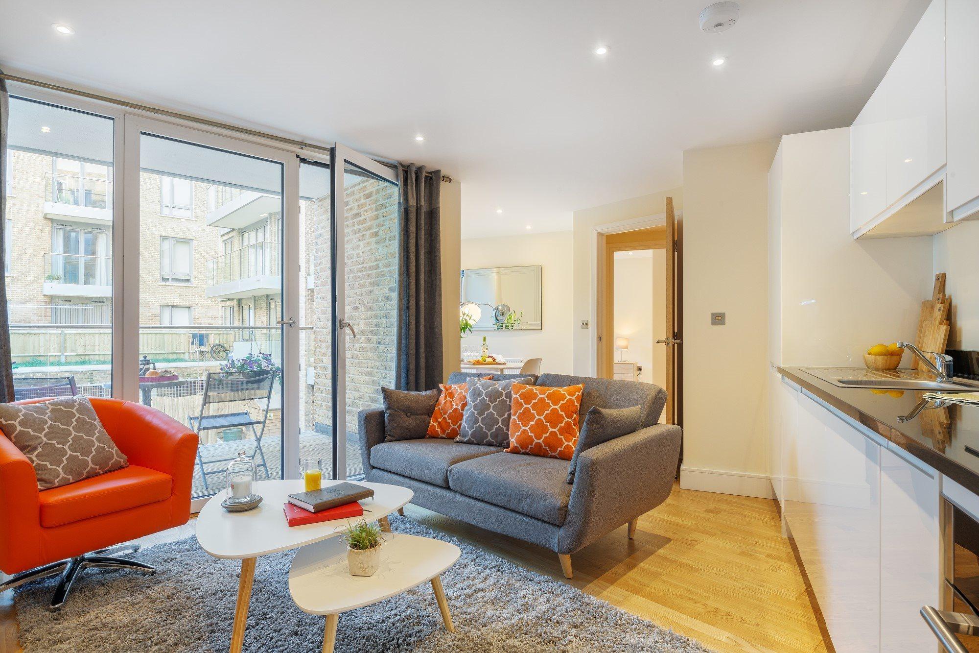 Apartment Two Bedroom Serviced With Balcony In Weymouth Building, Deacon Street *