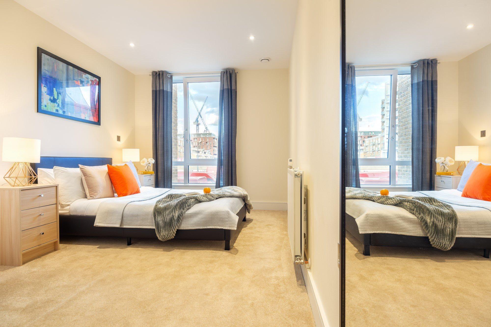 Apartment Two Bedroom Serviced With Balcony In Weymouth Building, Deacon Street