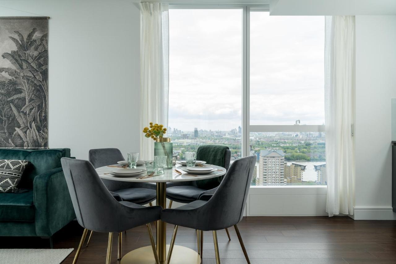 Apartamento Luxurious Spacious 2bed Skyline River Views By Canary Wharf Londres