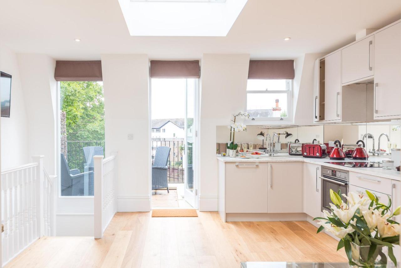 Leilighet Luxury Flat With Sw Balcony In Fulham Broadway London