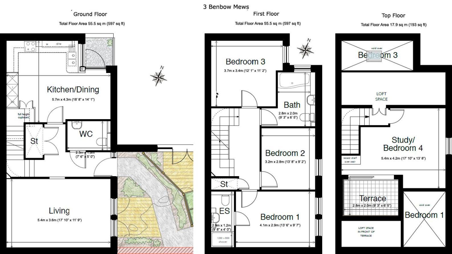 Apartment 3 Benbow Mews London