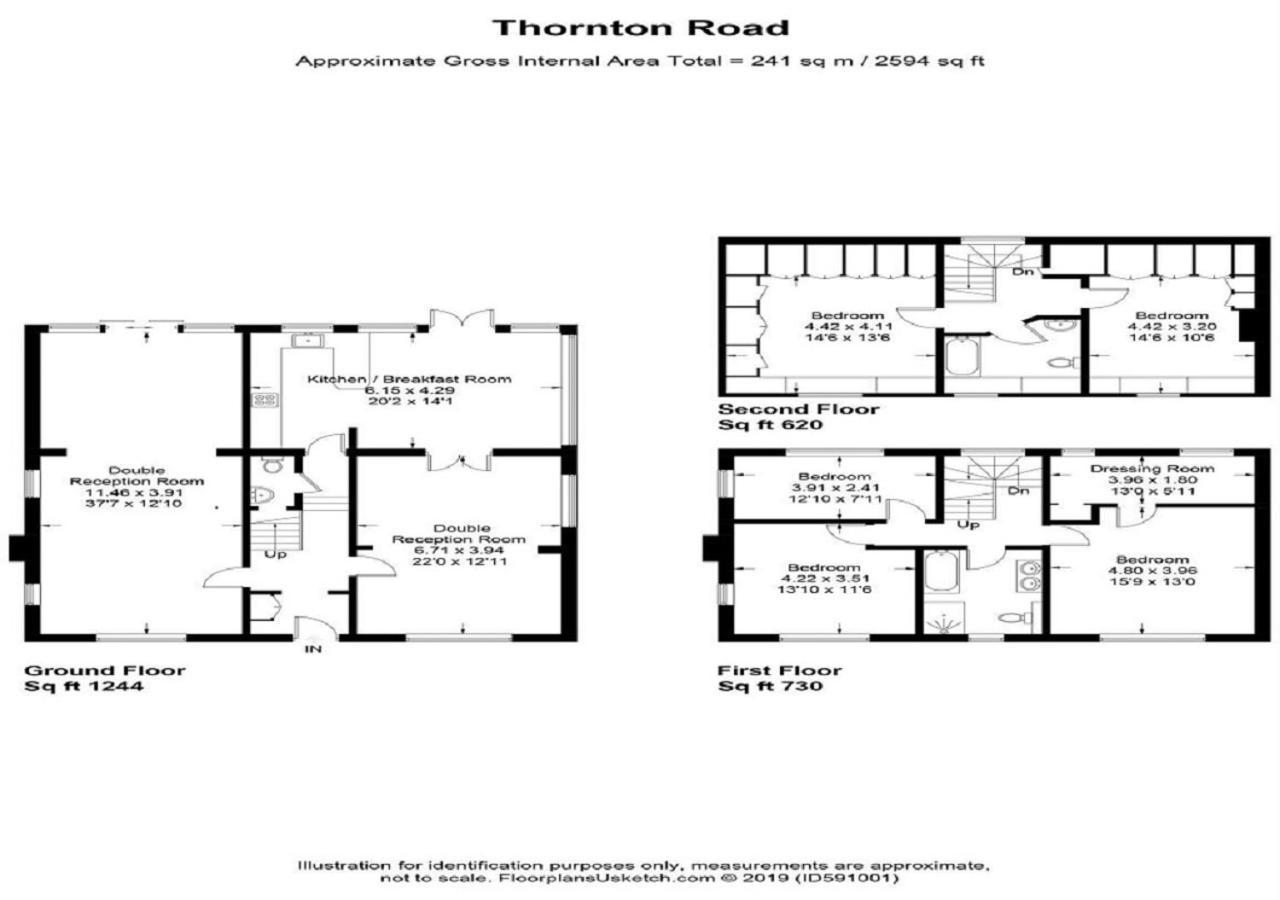 Wandsworth, South Deluxe King 4 Gjestgiverier