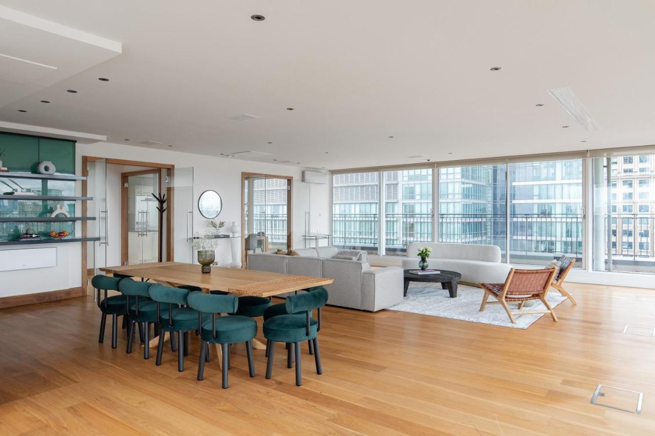 Leilighet The Canary Wharf Secret - Glamorous 3bdr Flat With Terrace And Parking London