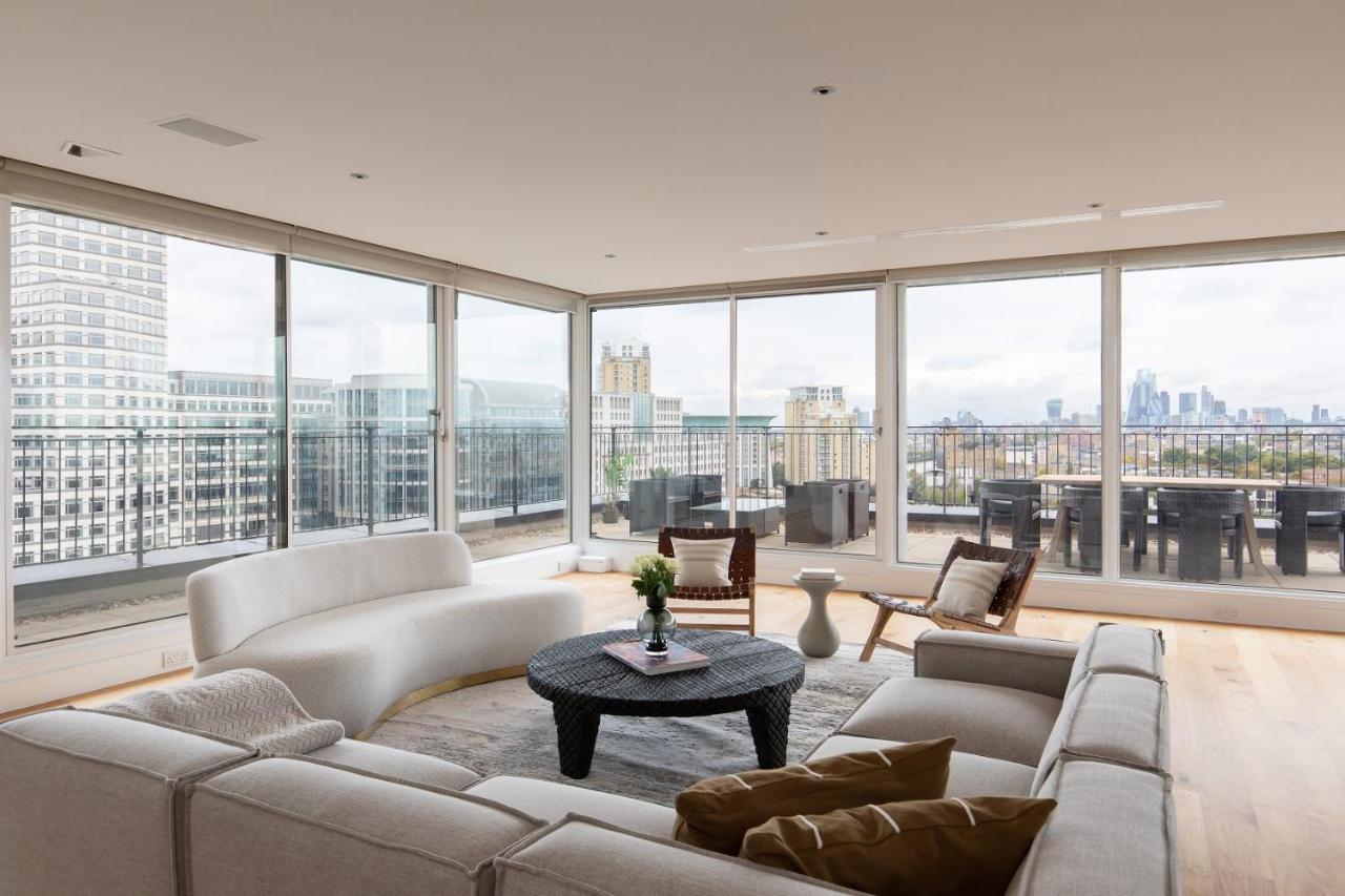 The Canary Wharf Secret - Glamorous 3bdr Flat With Terrace And Parking Leilighet