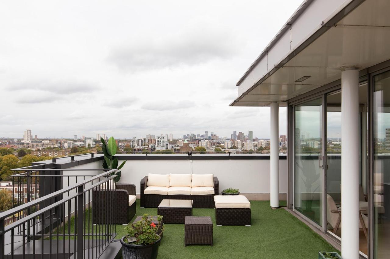 Leilighet The Canary Wharf Secret - Glamorous 3bdr Flat With Terrace And Parking London