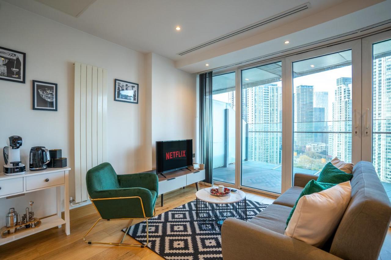 Canary Wharf Luxury Flat W/ View & Terrace Leilighet *