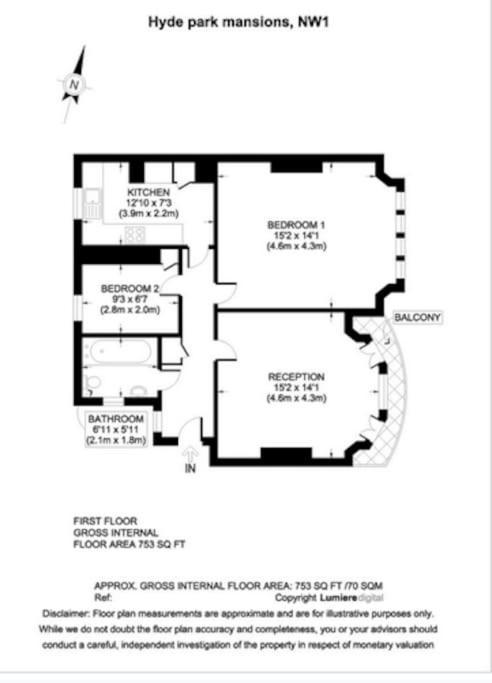 Apartamento Elegant Bright Flat - Sleeps 5 Londres