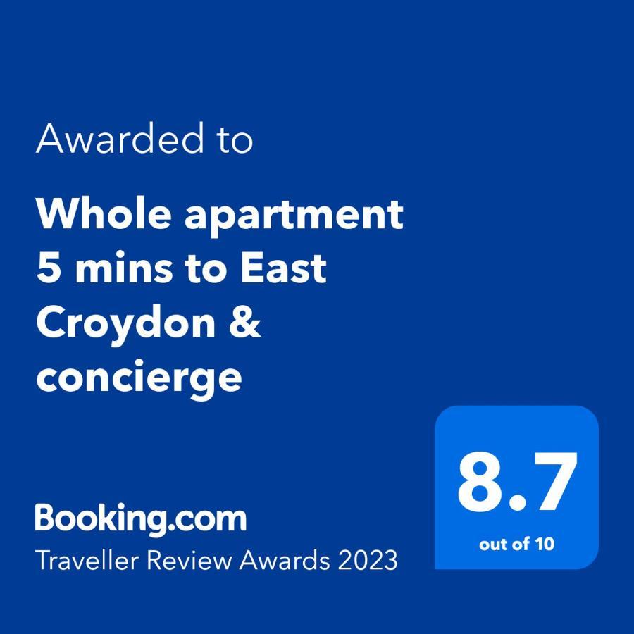 Apartment Whole 5 Mins To East Croydon & Concierge *