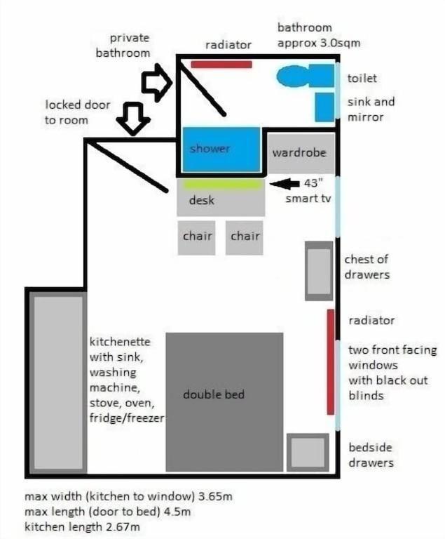 Studio Flat In Camberwell Leilighet London