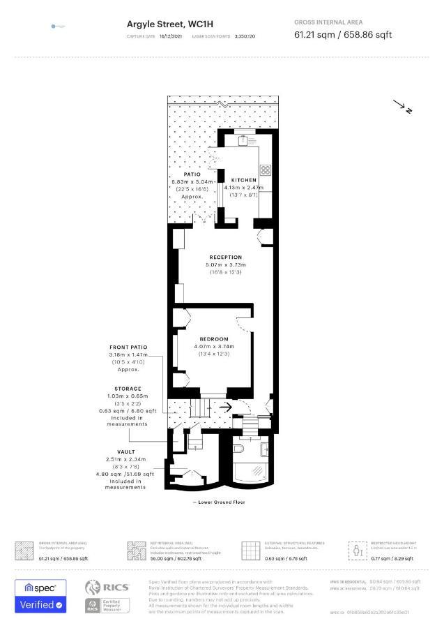 The Argyle Collection Near Kings Cross St Pancras Holiday home *