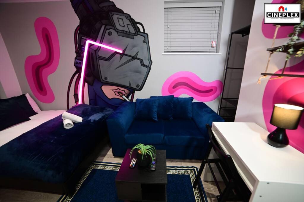 Double Bed Studio Flat With Netflix Flat B Unit C2 Wifi Disney By Cineplex Short Lets Serviced Londen