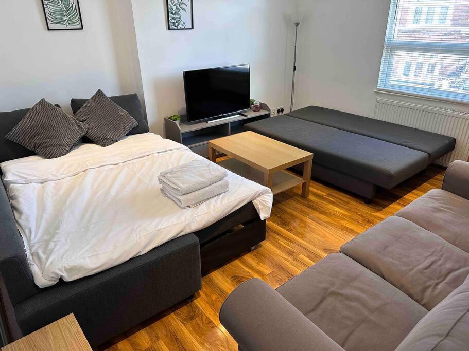 Comfortable 1 Bedroom And Double Sofa Bed Flat Leilighet *