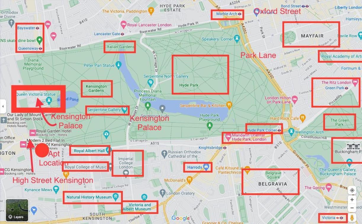 2 Bedroom Flat In Diplomatic Enclave In Kensington Appartement Londen