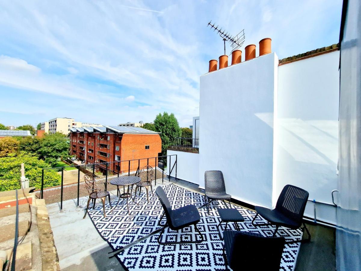 King's Cross & Angel Area, 4 Bedrooms With 7 Beds & Private Rooftop - Walk To St Pancras International London