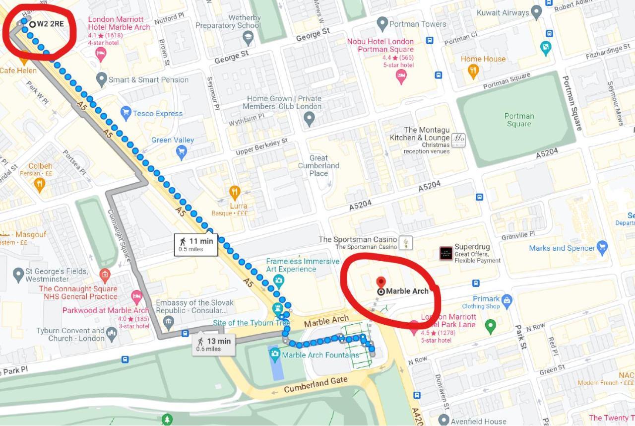 Appartement Luxury 1-bed, Marble Arch Londen