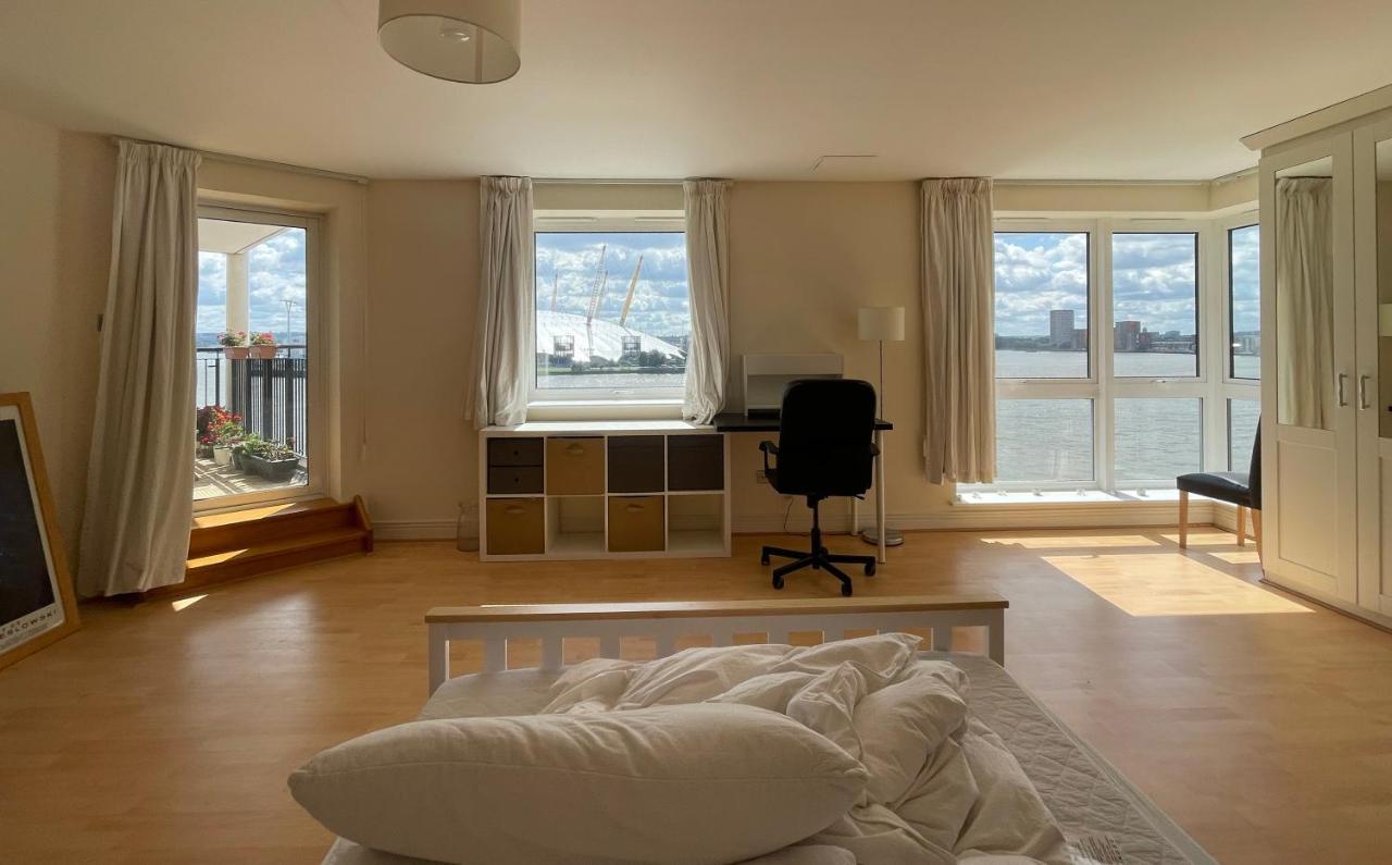 Very Large Ensuite With Wonderful View Over The River Thames In A Peaceful & Calm Residential Building - Shared Flat With 1 Host Homestay *
