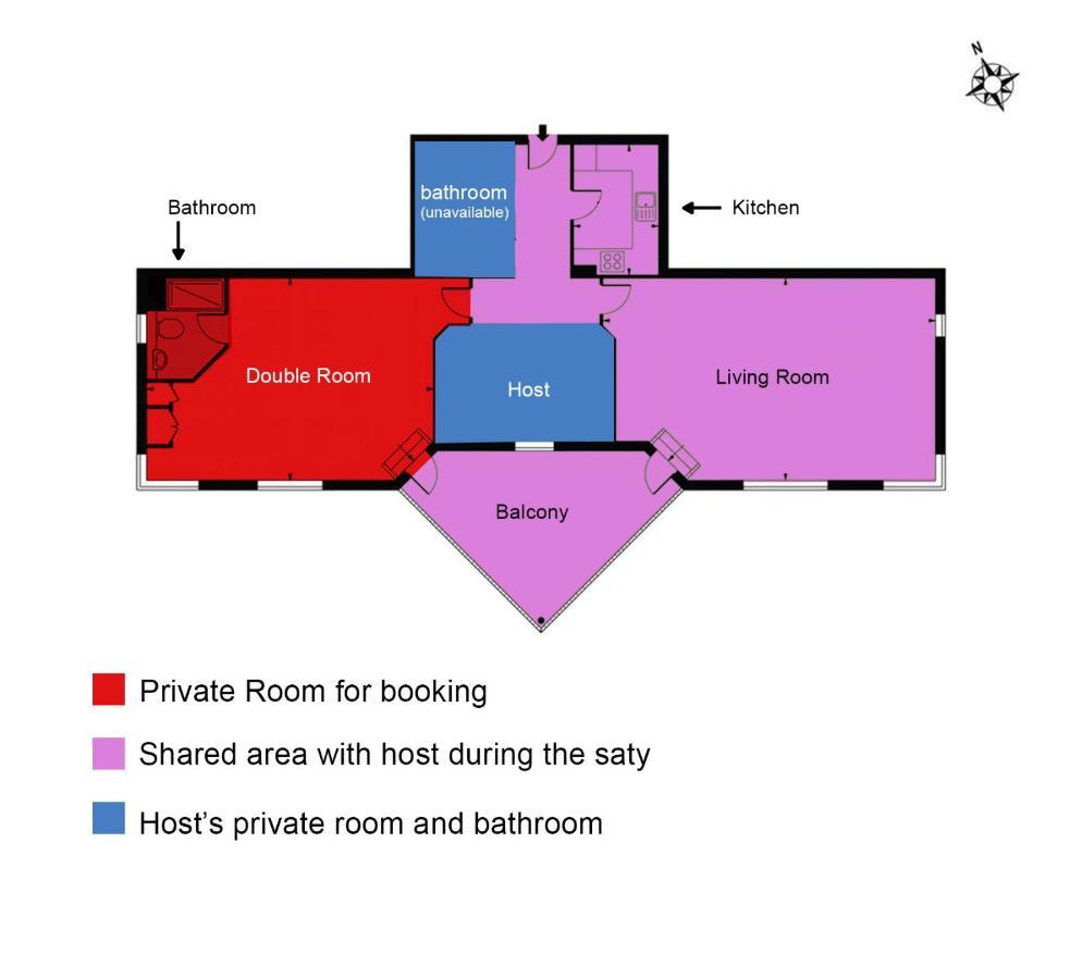 Homestay Very Large Ensuite With Wonderful View Over The River Thames In A Peaceful & Calm Residential Building - Shared Flat With 1 Host