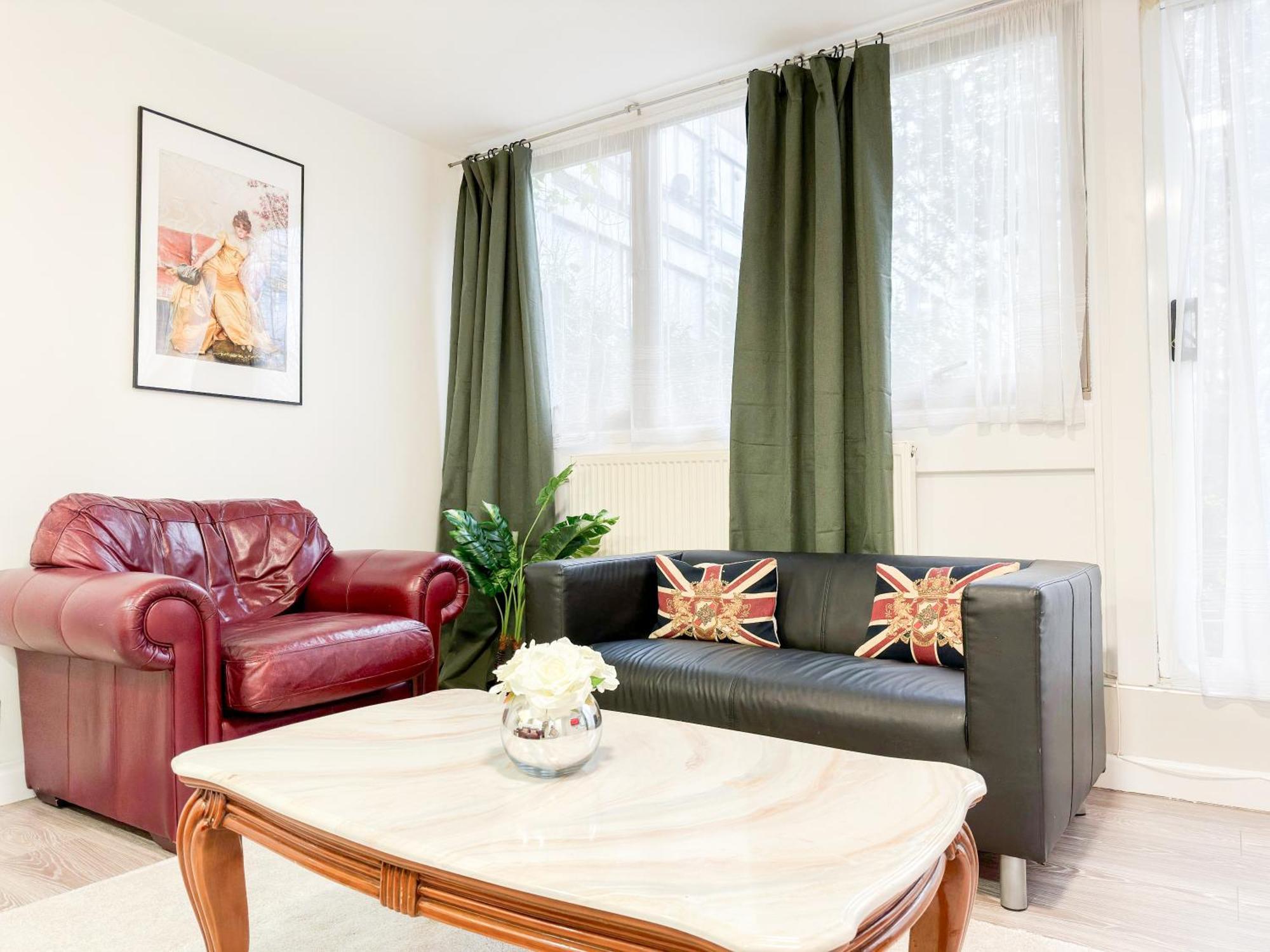 Appartement Cosy 3 Bedroom 3 Bathroom Flat With Private Garden- Maida Vale, Near Paddington Londen