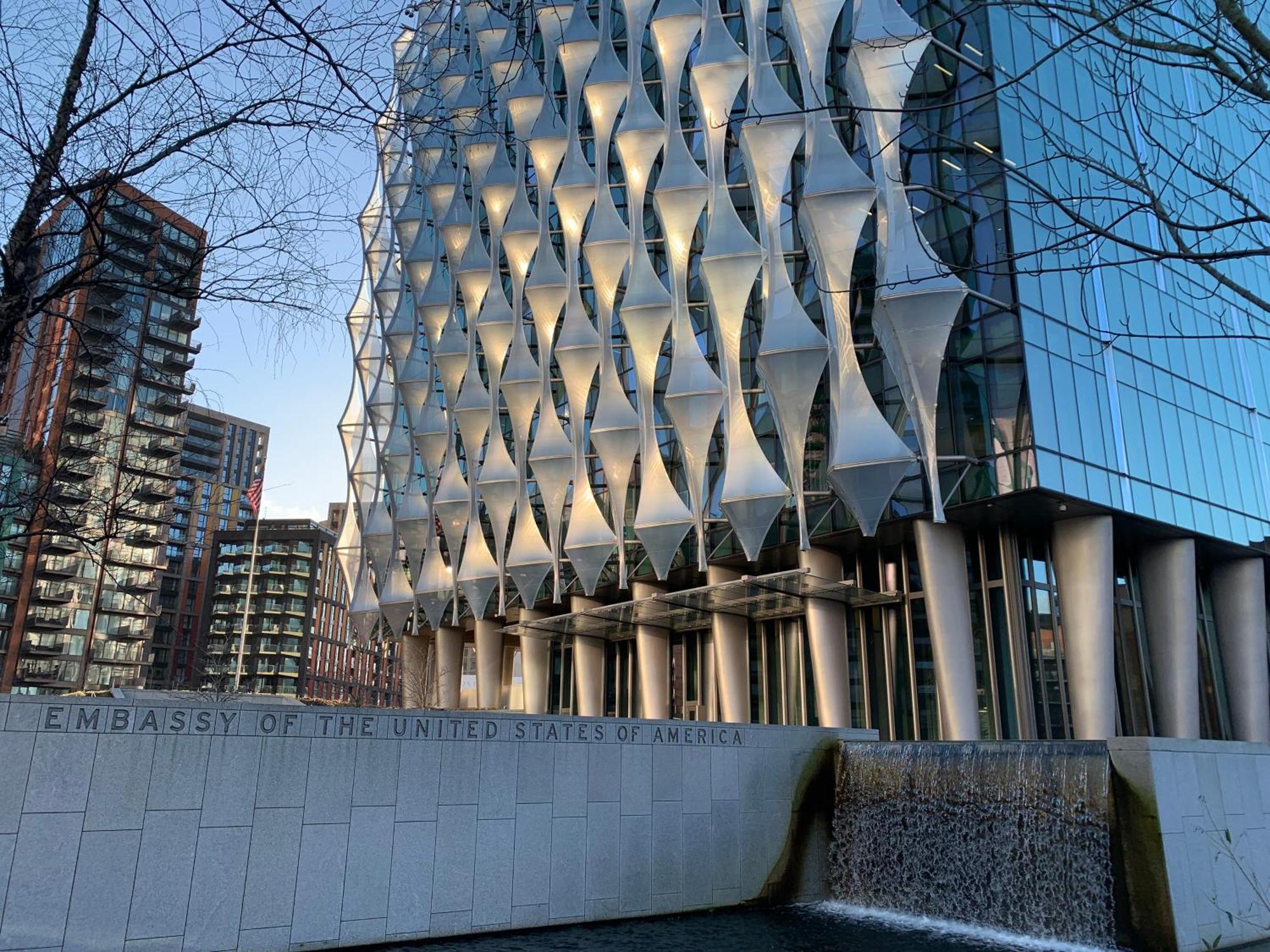 Us Embassy And Nine Elms * London