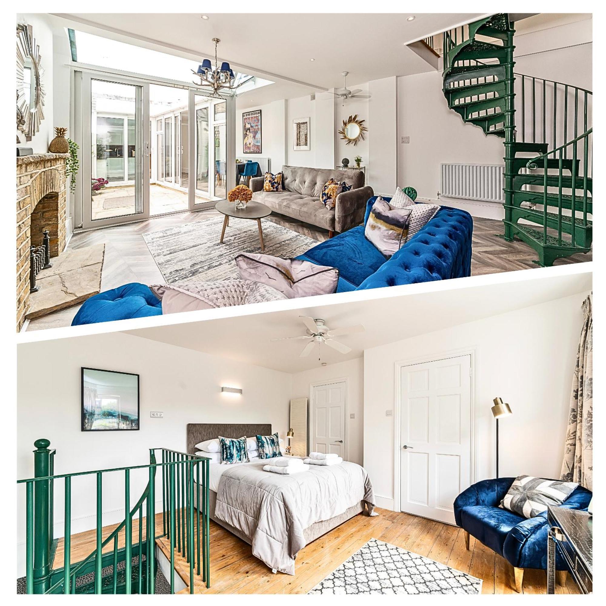 The Secret Kensington Garden Mews-2 Bedroom Full House-2 Train Lines- Spacious-kings Road- Harrods -chelsea Stadium-private Small Patio * London