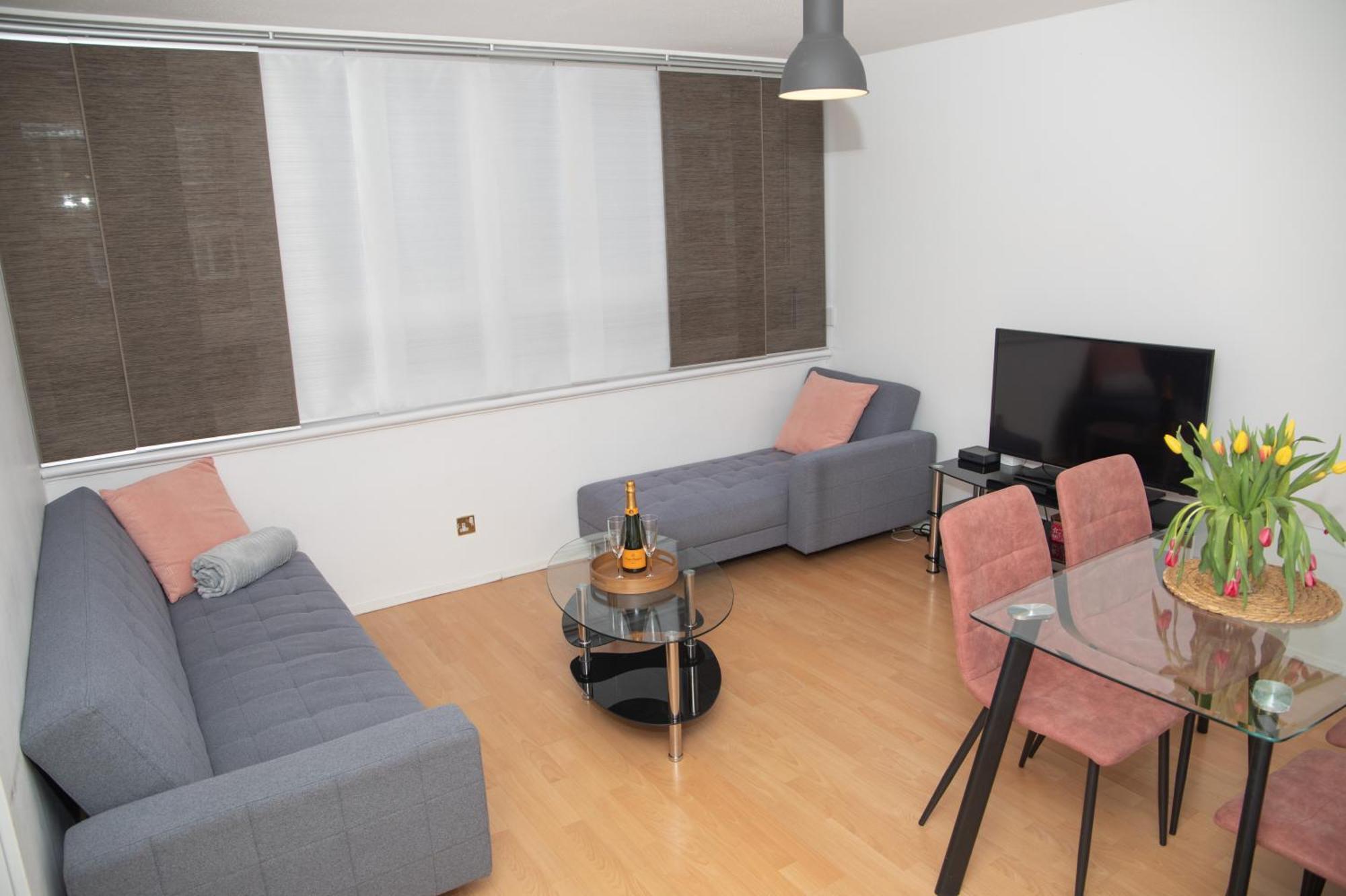 Bright And Spacious One Bedroom Apparment, Free Parking Apartment London
