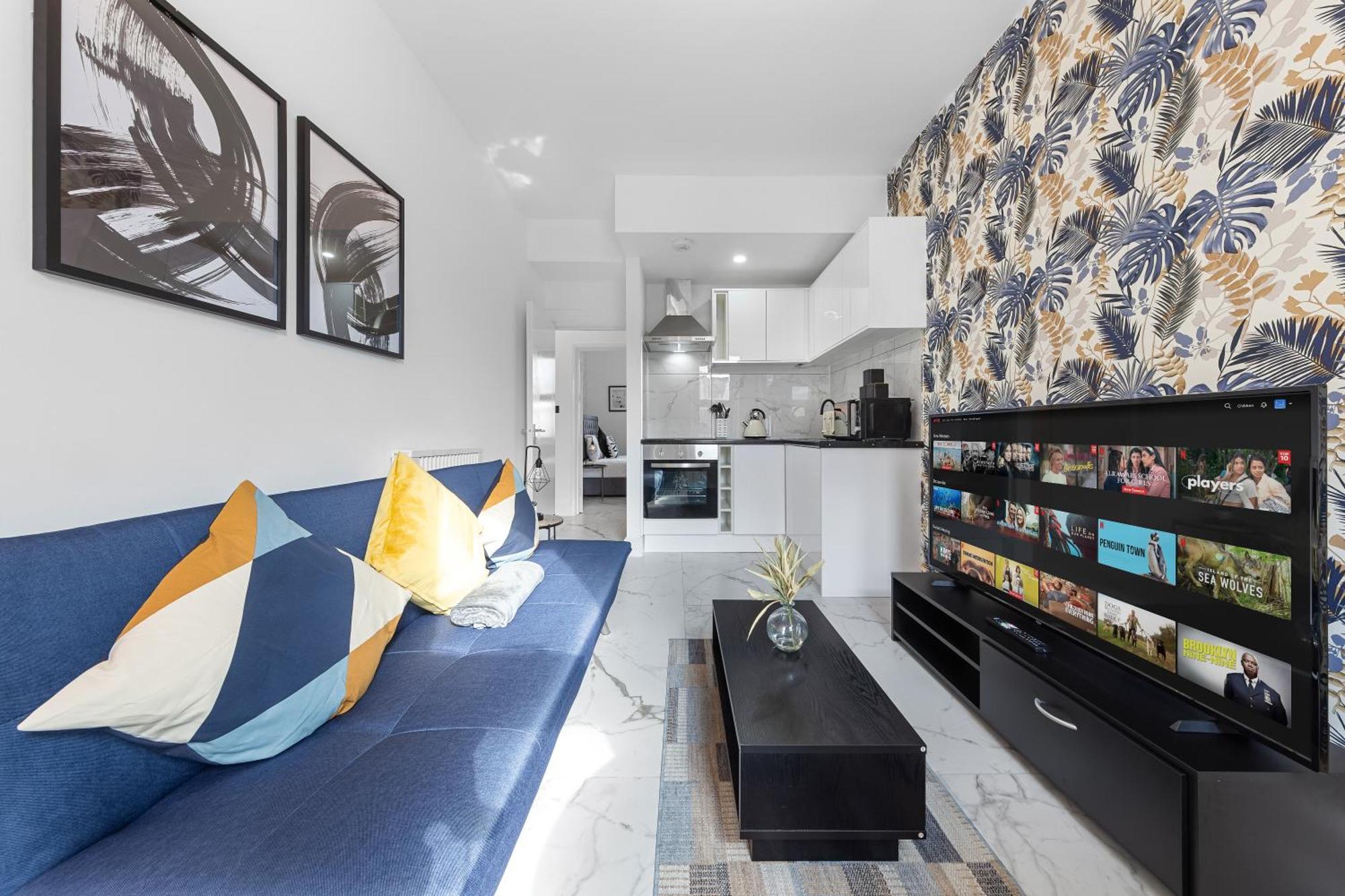 Modern 2 Bed - Sleeps 5 - Near Zoo, Camden Market, Primrose Hill - Central - Nw3 Finchley Road Londen