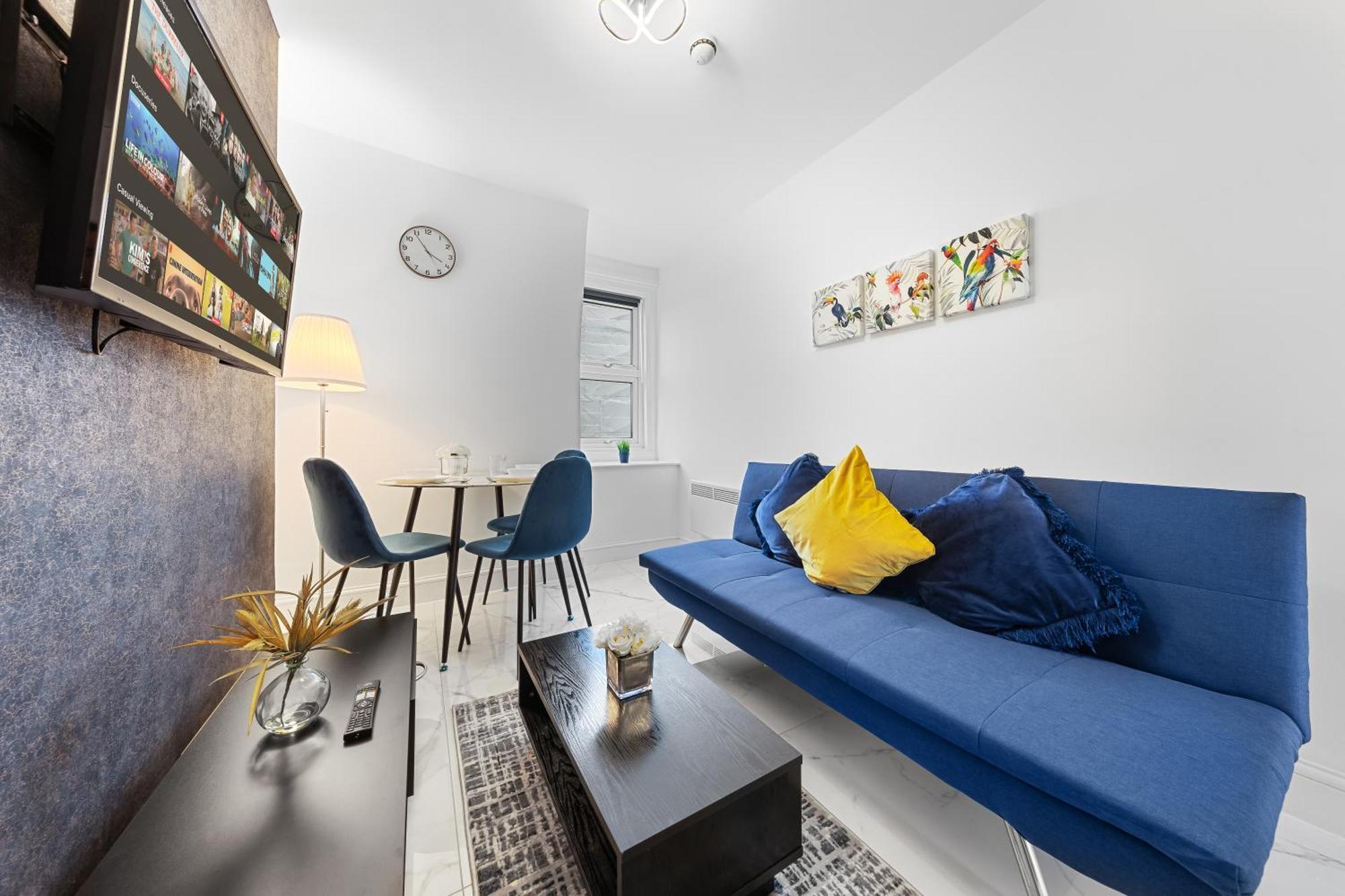 Modern One Bedroom Flat - Sleeps 3 - Transport Links - Finchley Road, Euston, King Cross Station - Nw3 Leilighet London