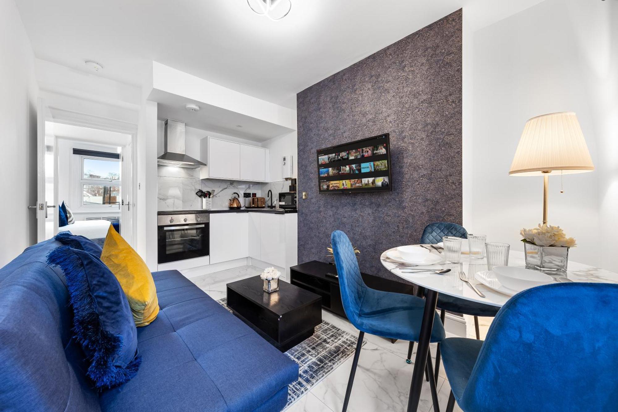 Leilighet Modern One Bedroom Flat - Sleeps 3 - Transport Links - Finchley Road, Euston, King Cross Station - Nw3 London
