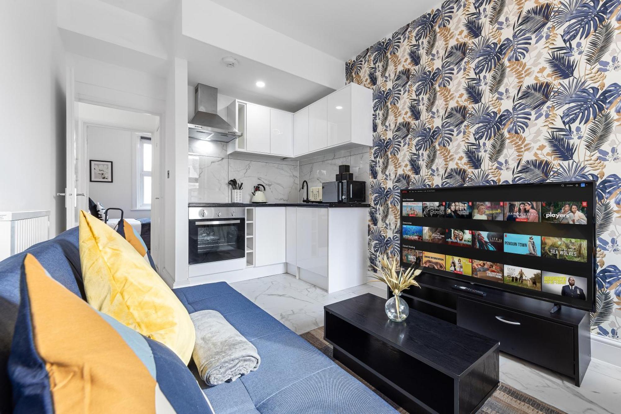 Modern 2 Bed - Sleeps 5 - Near Zoo, Camden Market, Primrose Hill - Central - Nw3 Finchley Road Appartement Londen
