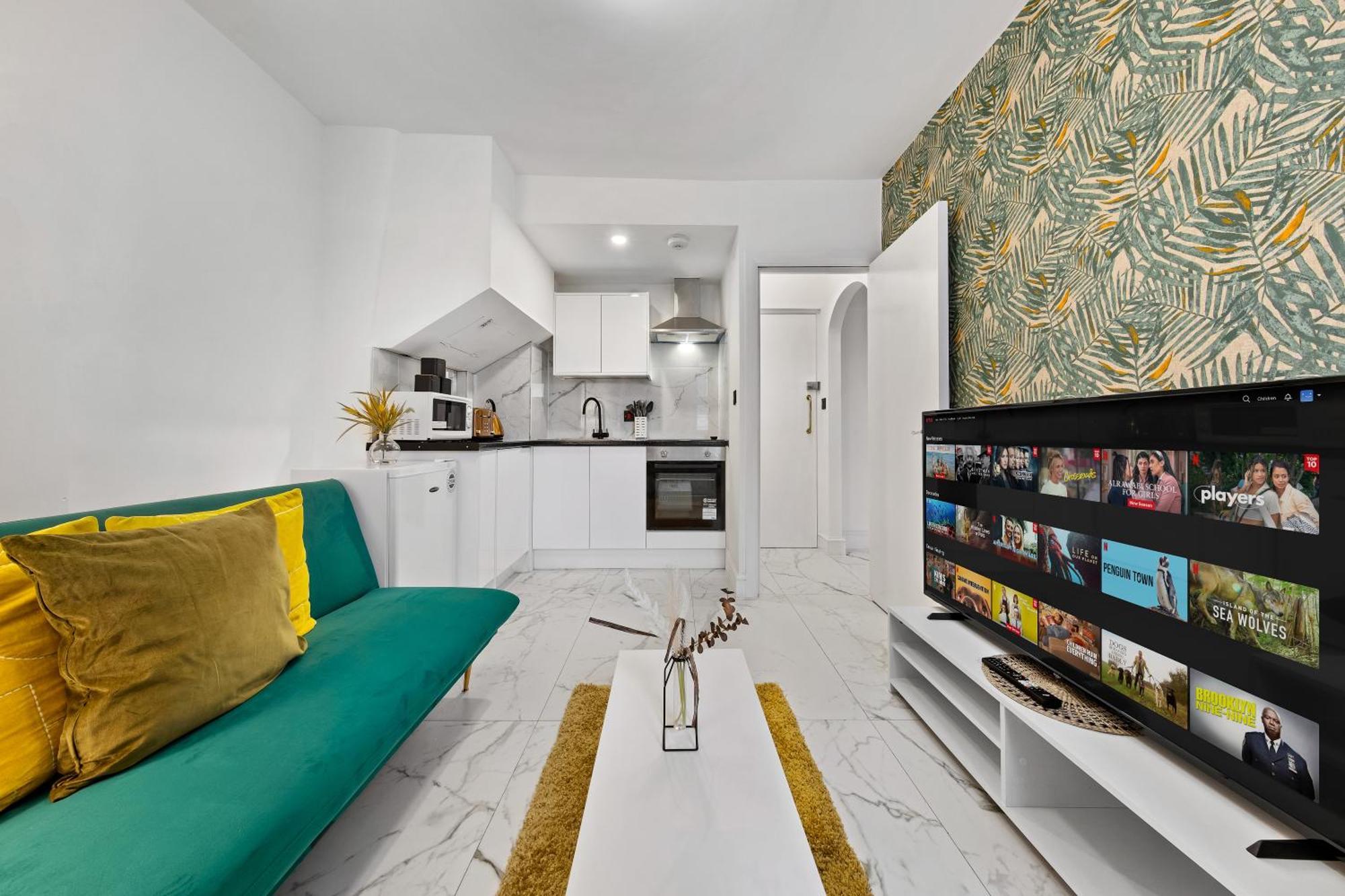Modern One Bedroom Flat - Sleeps 3 - Near Zoo, Regent's Park, Camden Market - Nw3 Finchley Road Apartment London
