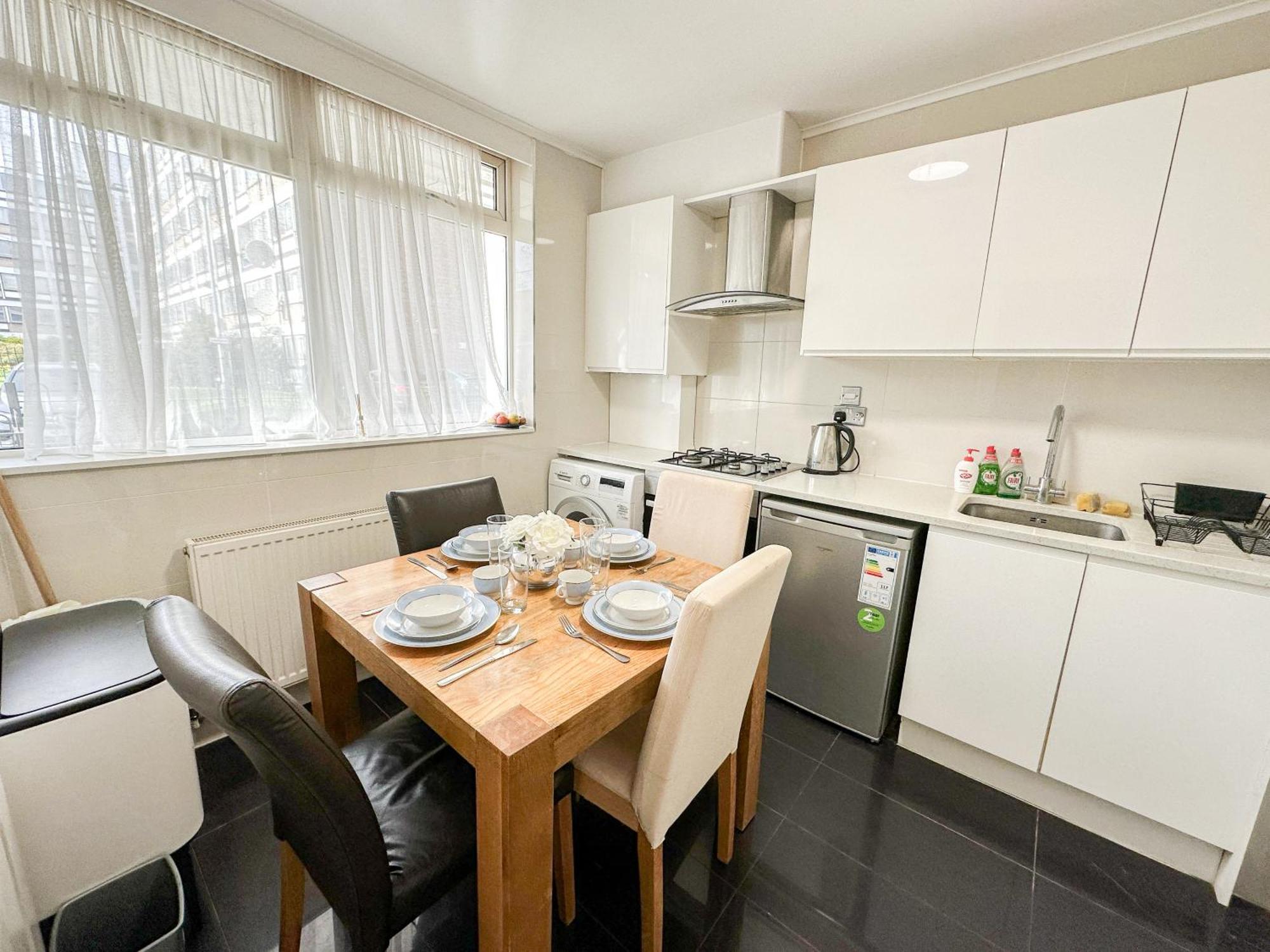 Appartement Cosy 3 Bedroom 3 Bathroom Flat With Private Garden- Maida Vale, Near Paddington *