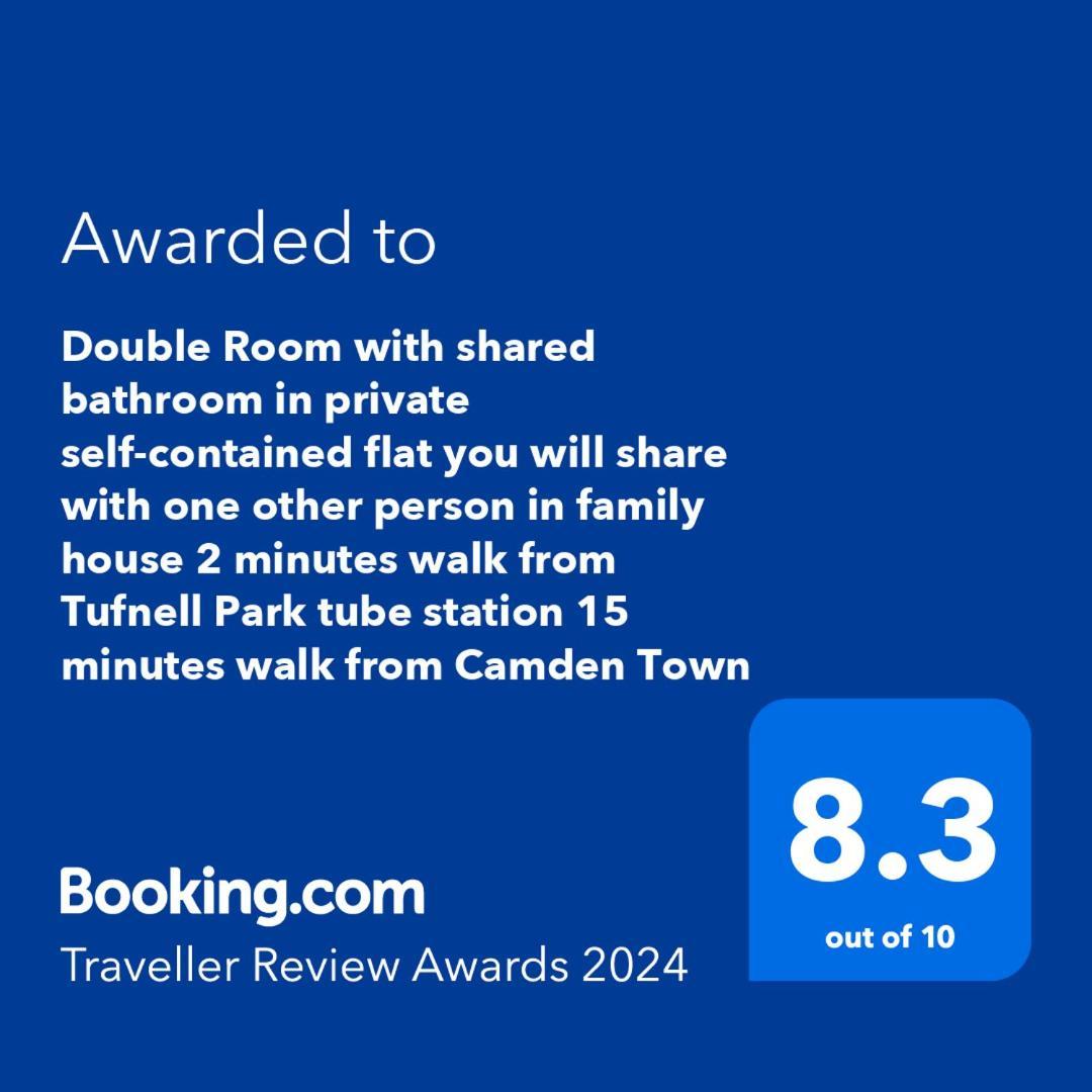 Privat overnatting Double With Shared Bathroom In Private Self-contained Flat Will Share With One Other Person In Family House 2 Minutes Walk From Tufnell Park Tube Station 15 Minutes Walk From Camden Town London