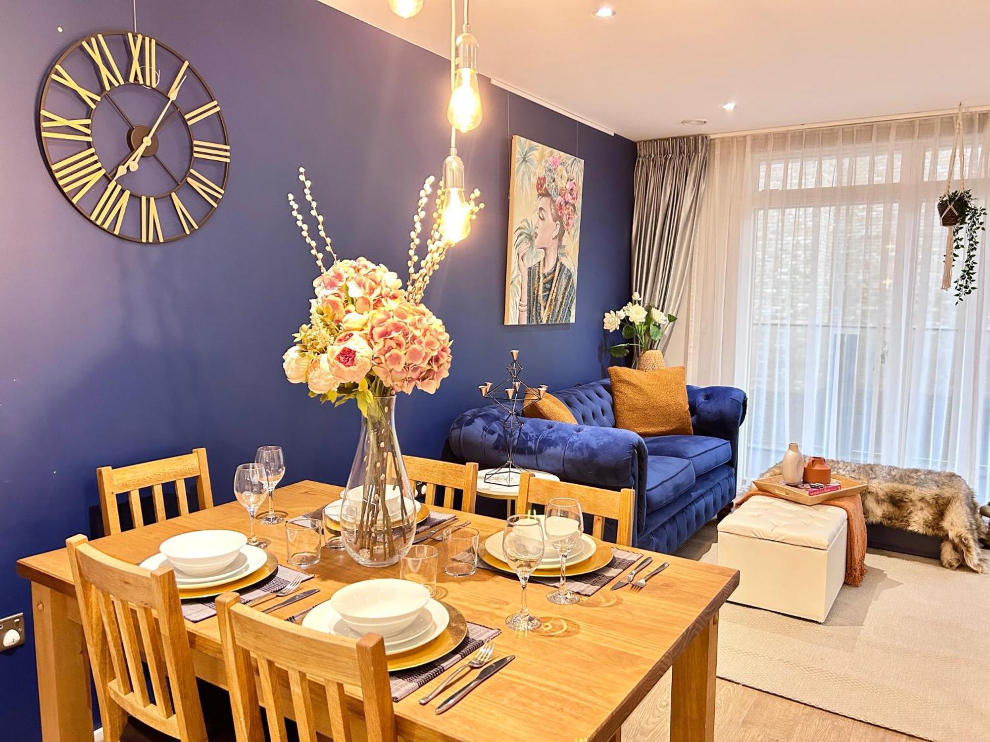 Leilighet Canary Wharf, Sleeps 4, Fast Wifi, Gym, Prime Location