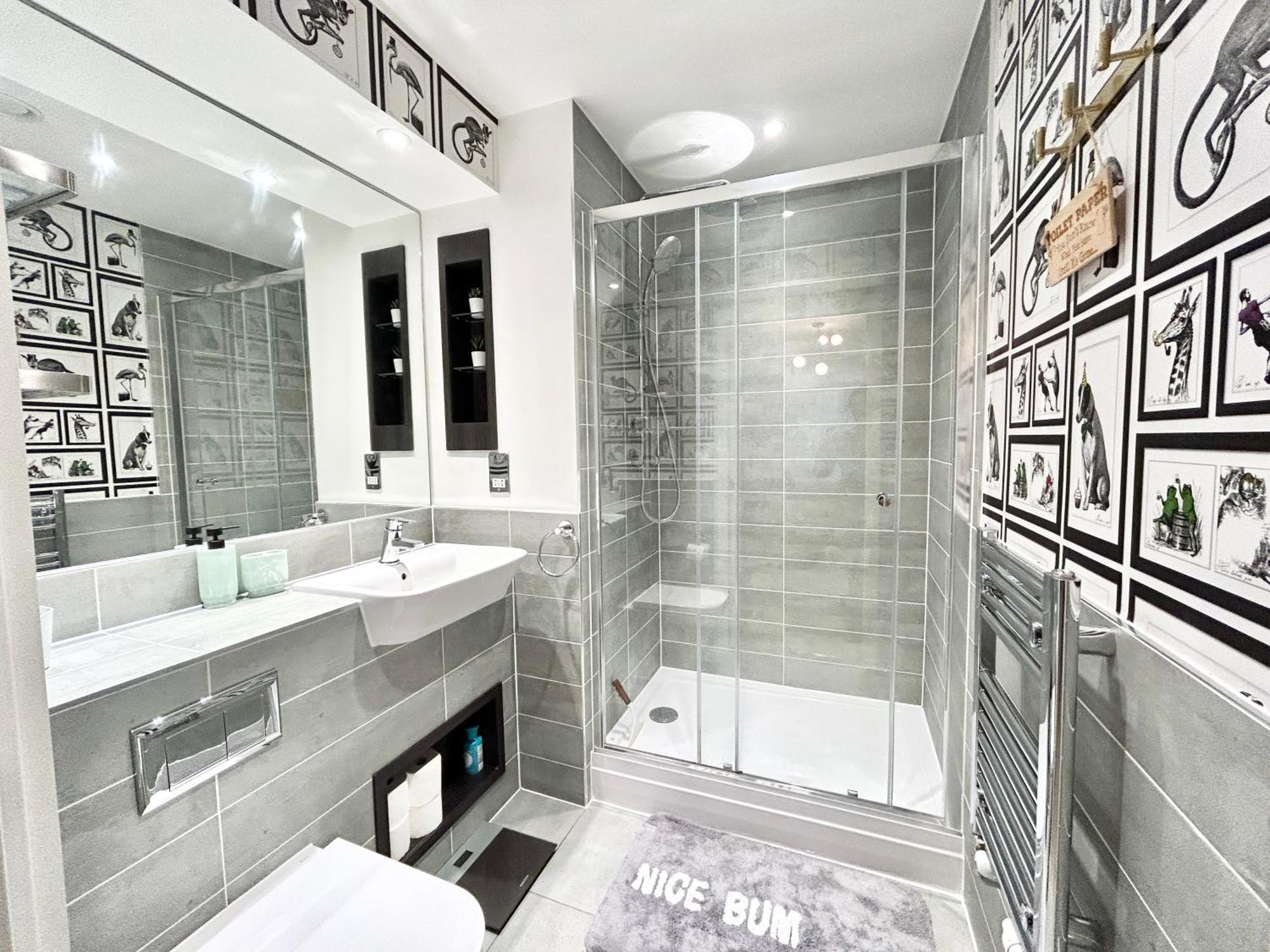 Leilighet Canary Wharf, Sleeps 4, Fast Wifi, Gym, Prime Location *
