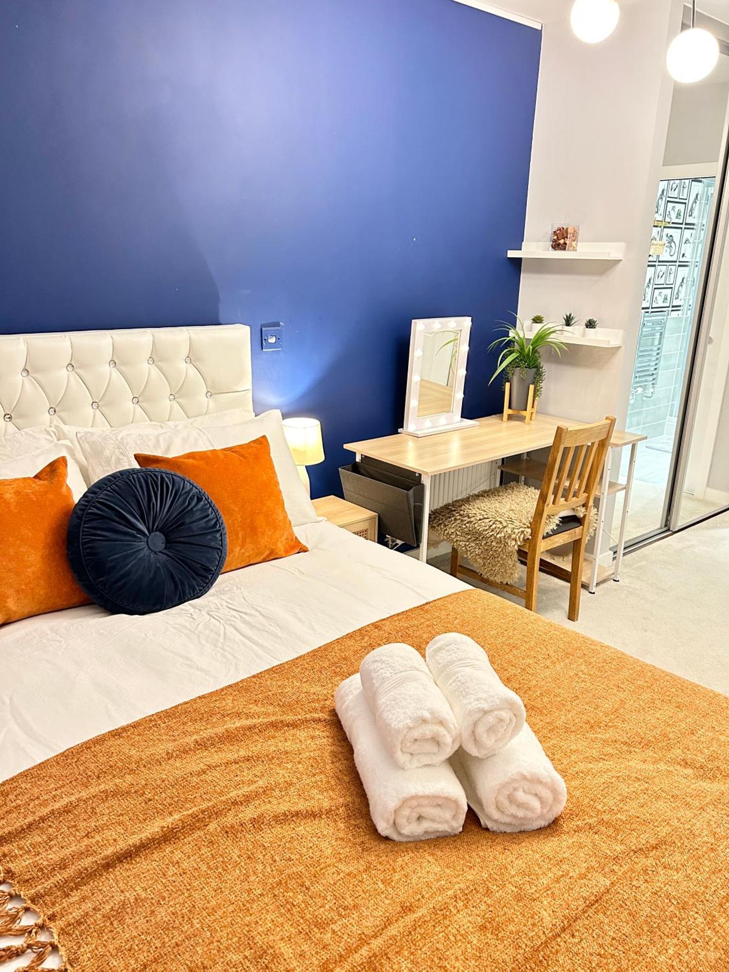 Leilighet Canary Wharf, Sleeps 4, Fast Wifi, Gym, Prime Location *